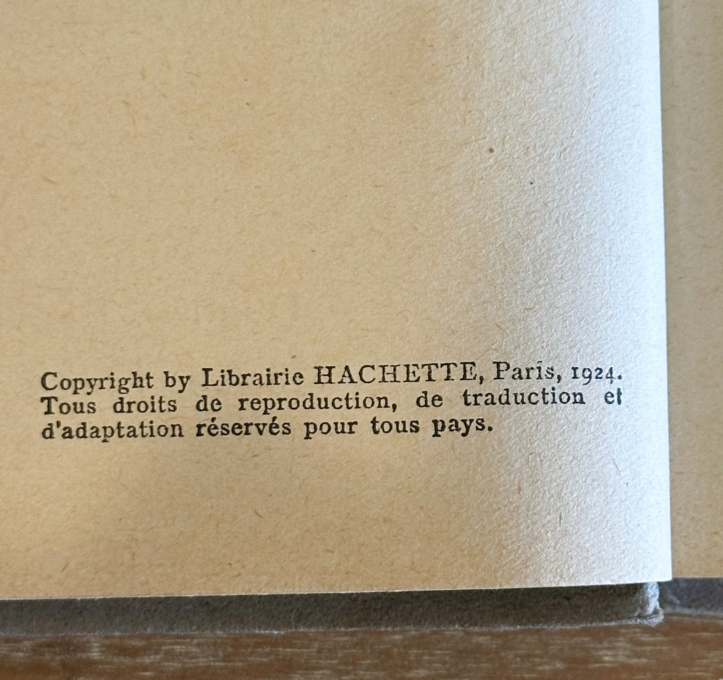 French Antique book