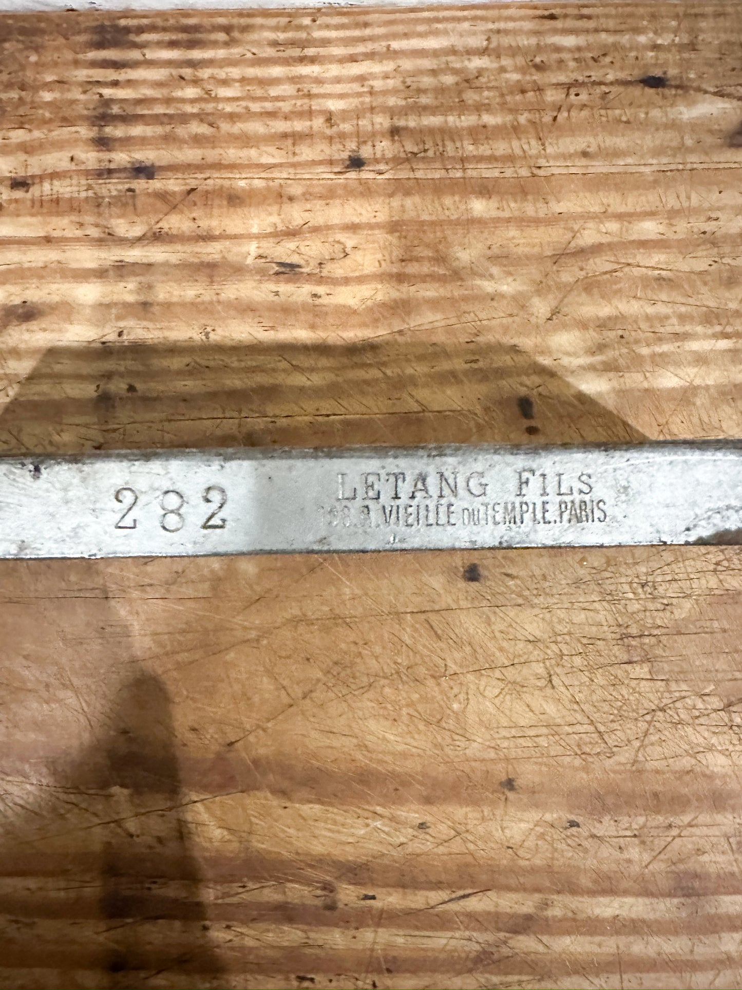 Antique chocolate mold from French chocolate factory