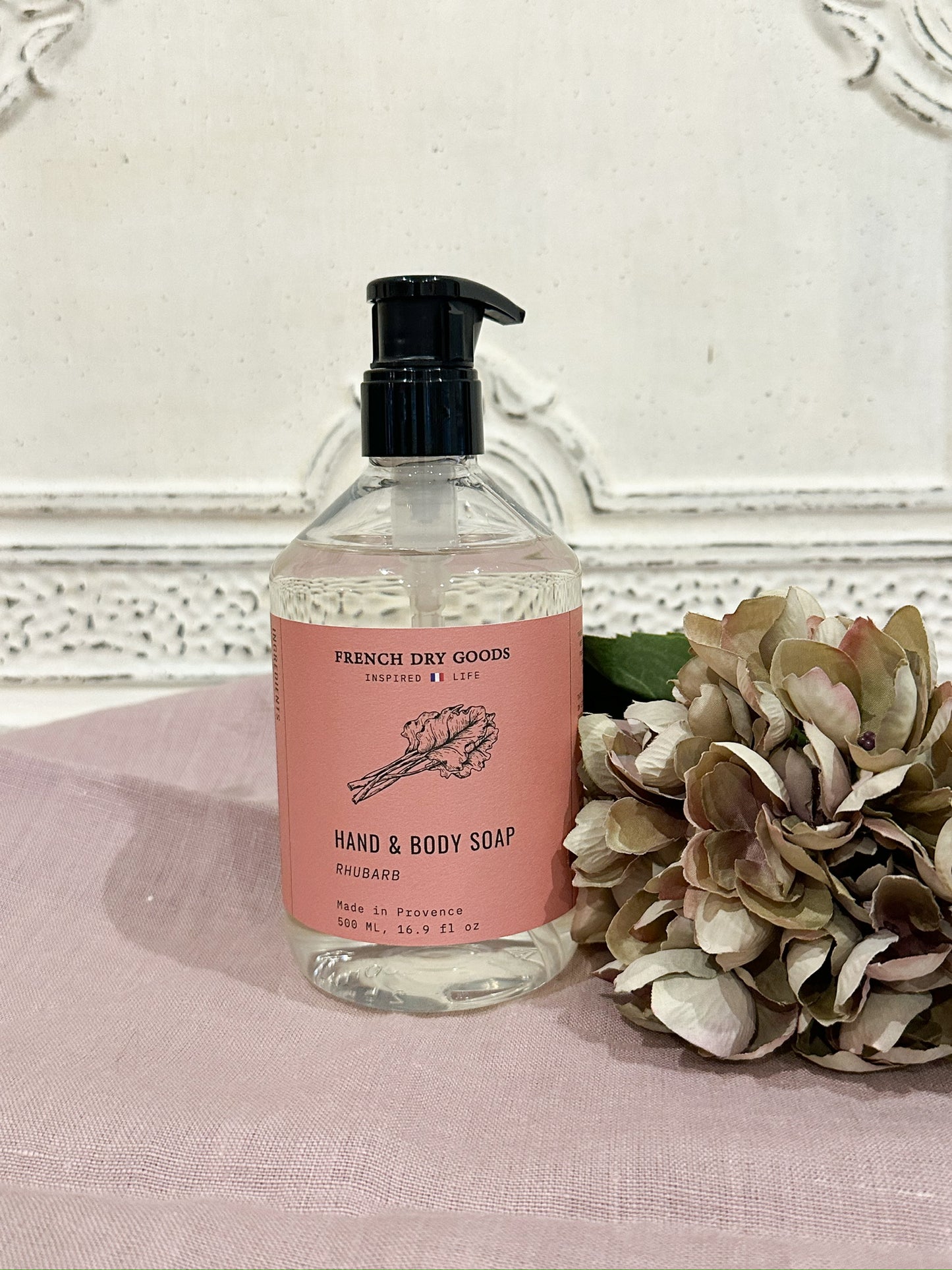 French Dry Goods Hand & Body Soap (Rhubarb)