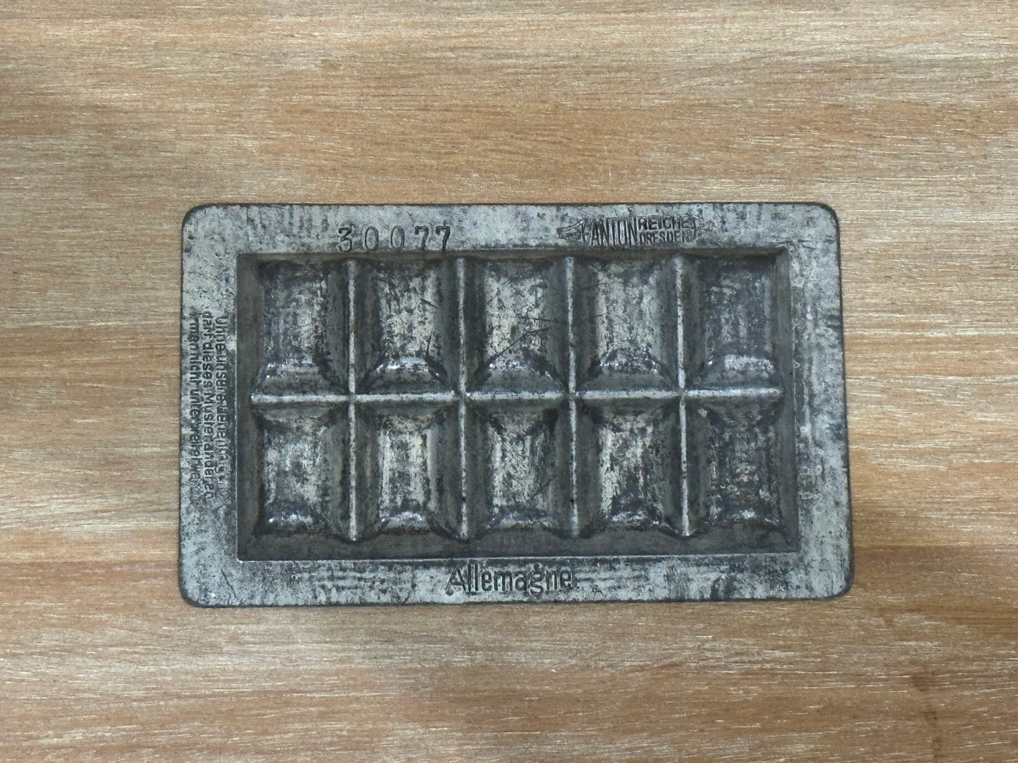 Small chocolate bar mold from French chocolate factory