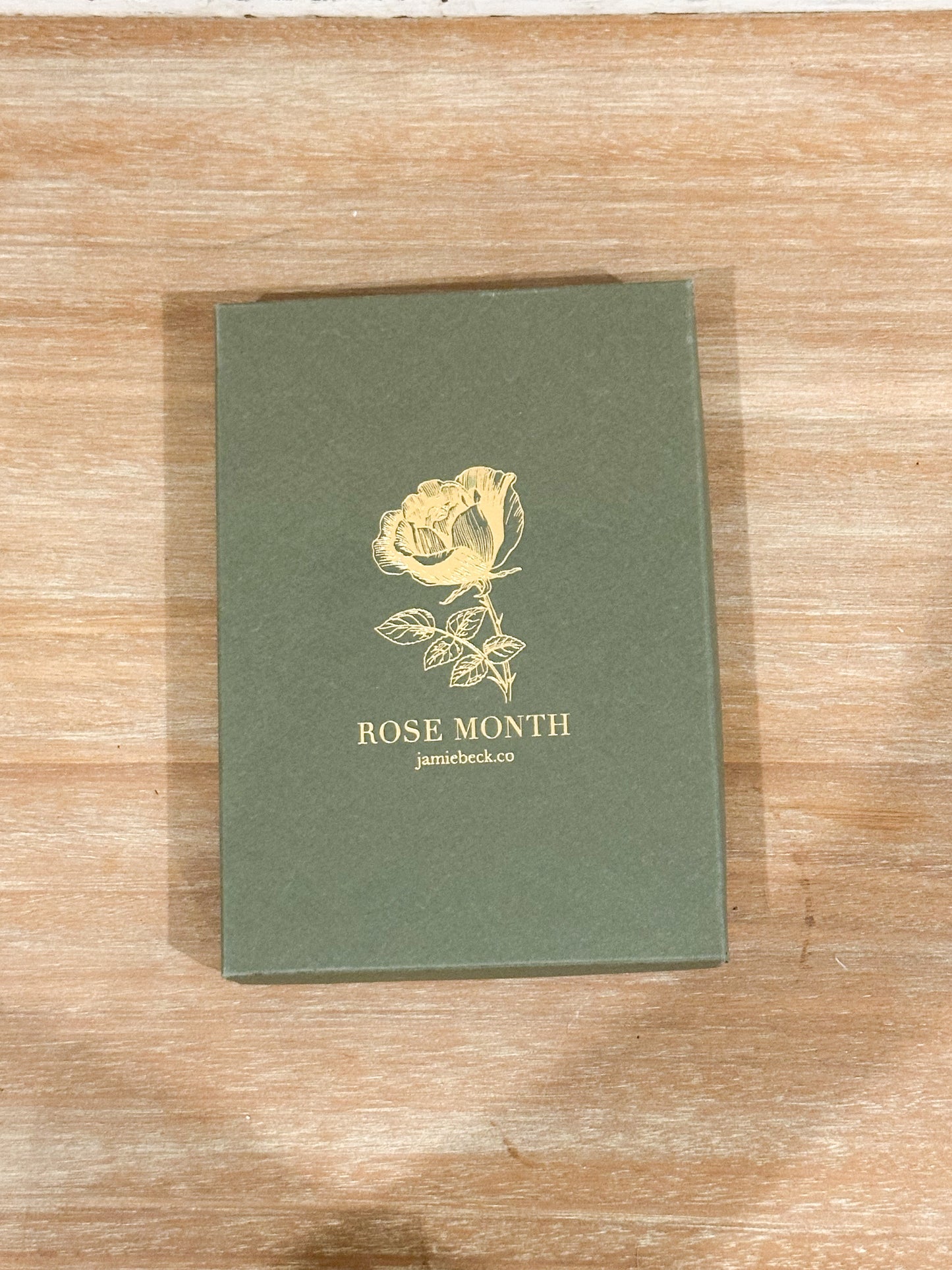 Rose Month - Artisan Printed Floral Cards (Box of 10)