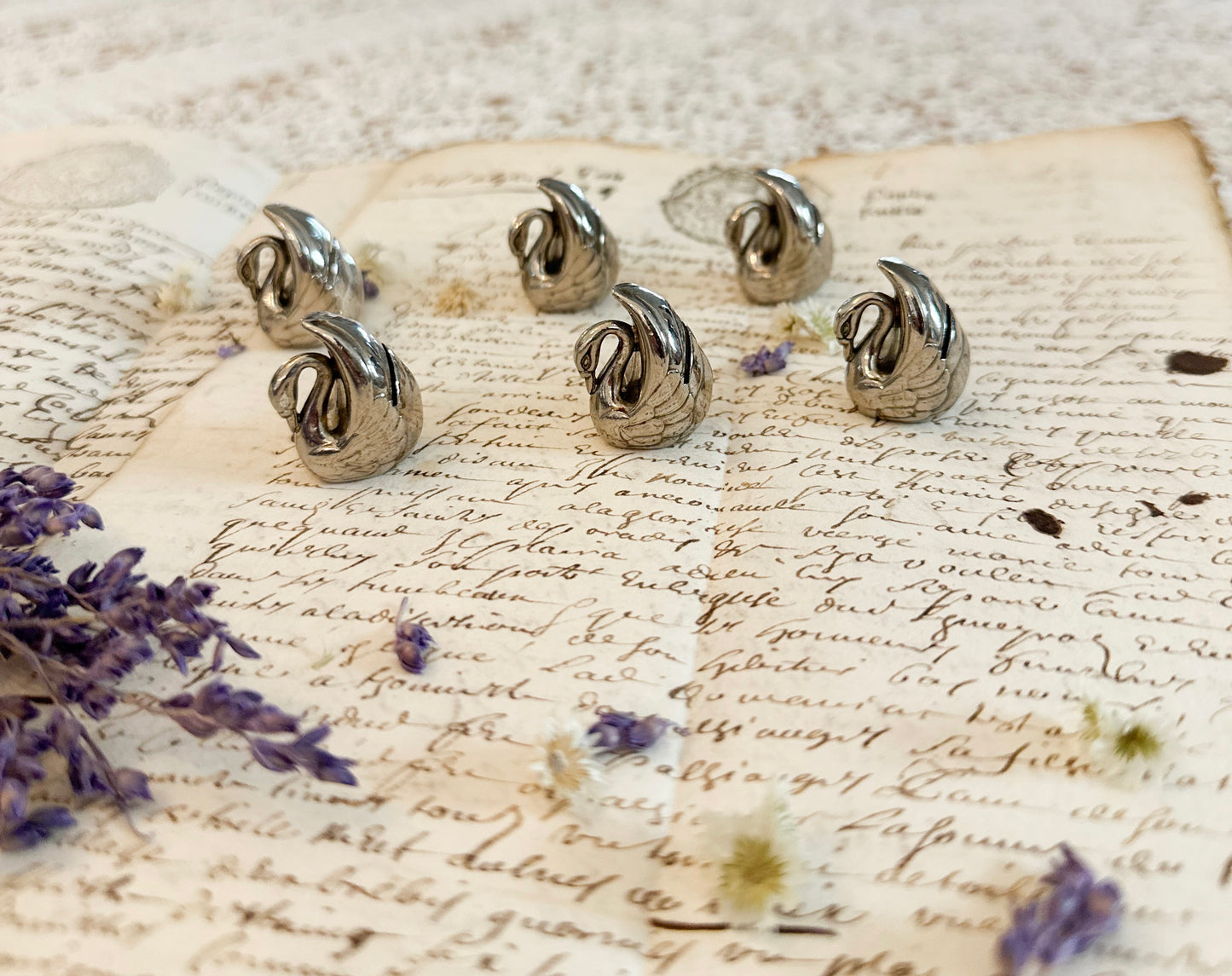 Vintage French place card holders