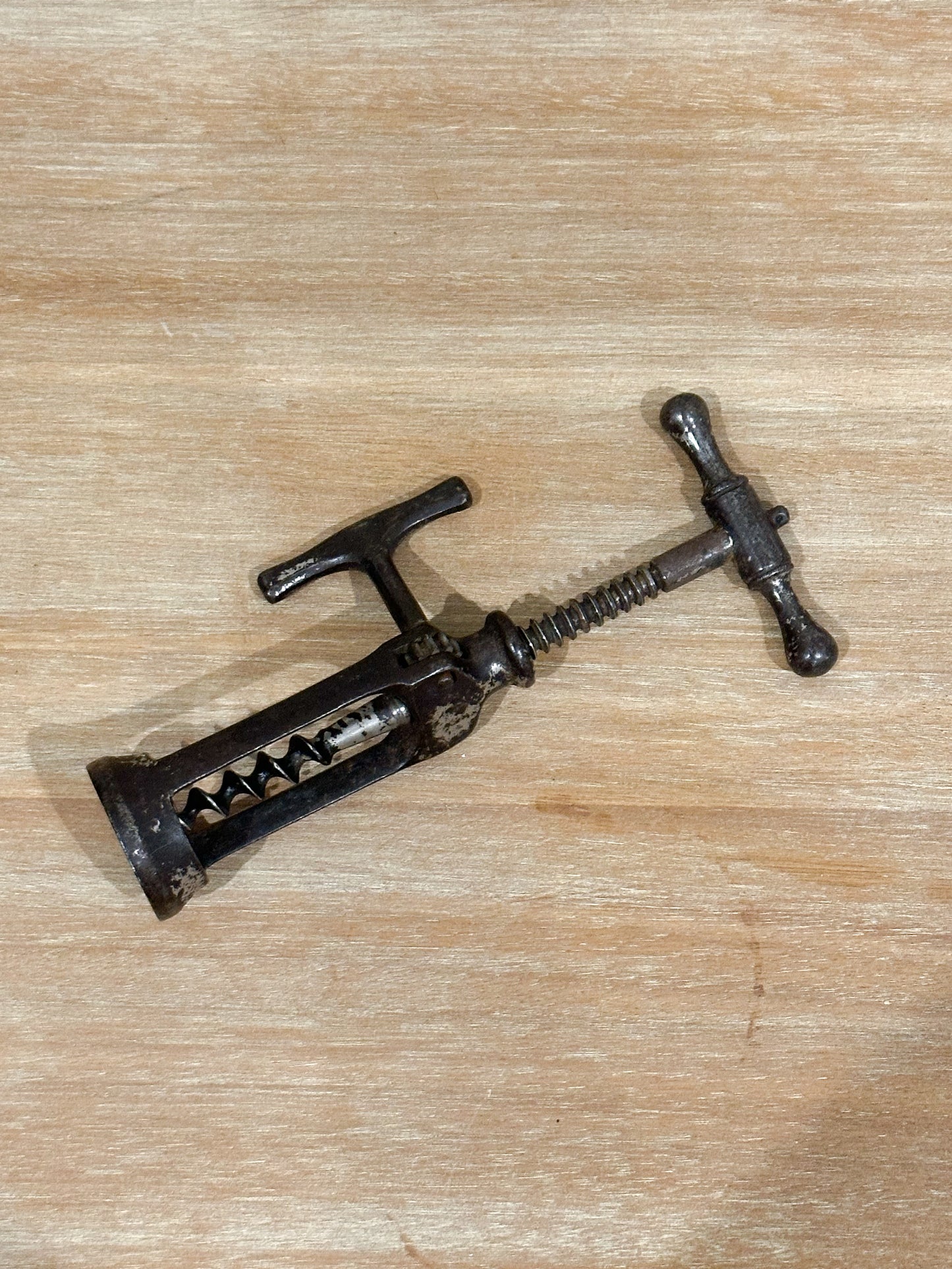French antique propeller corkscrew/wine opener