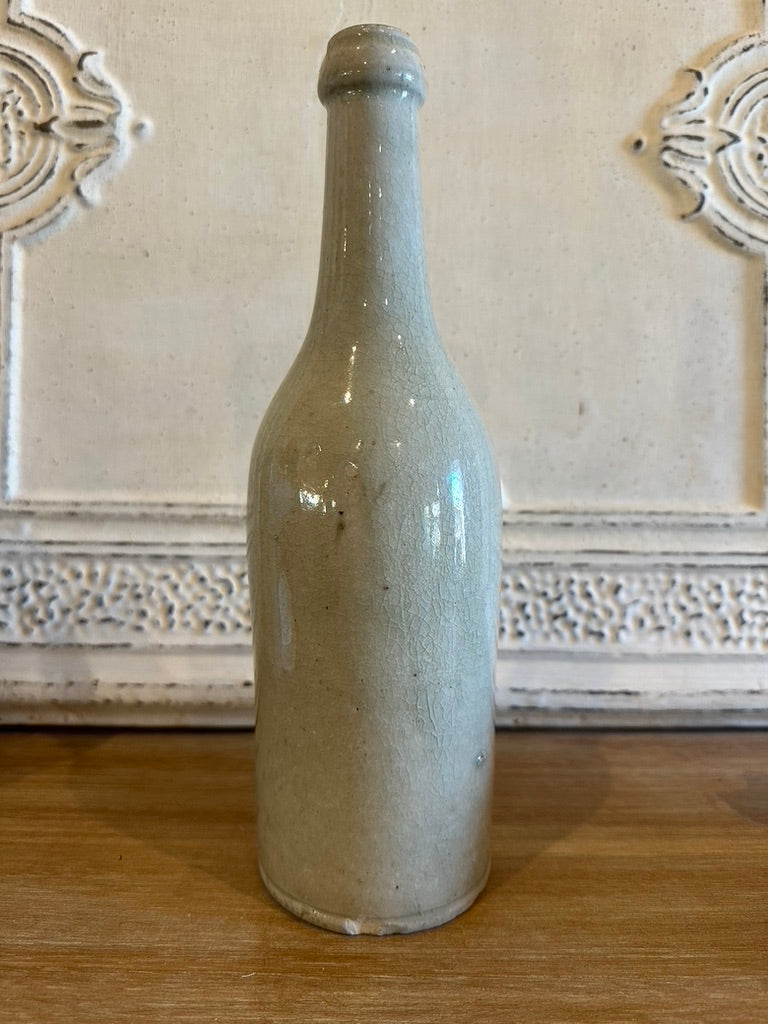 Antique stoneware bottle