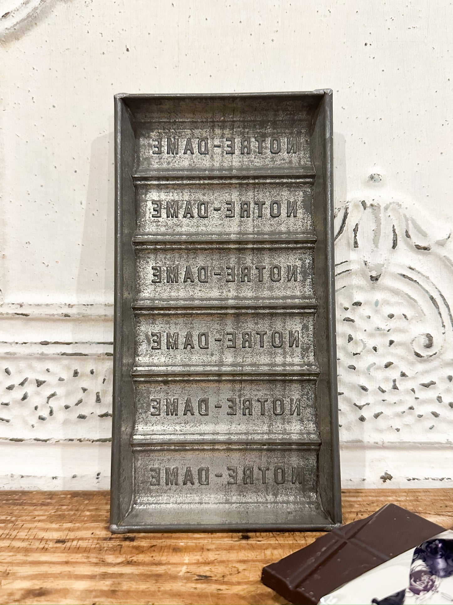 Antique chocolate mold from French chocolate factory
