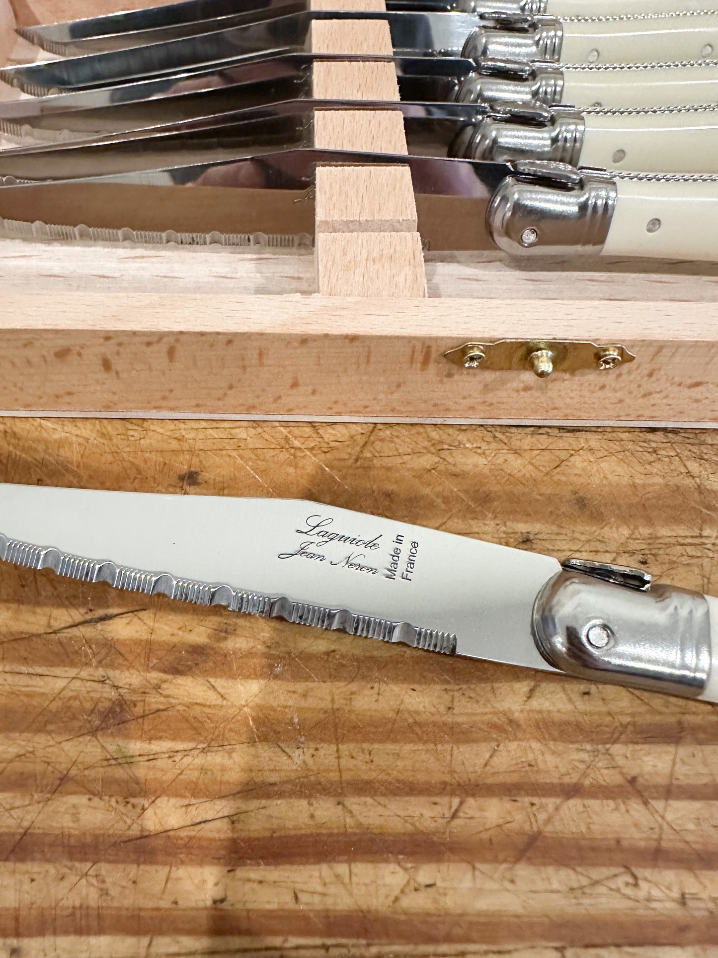Laguiole Ivory Steak Knives