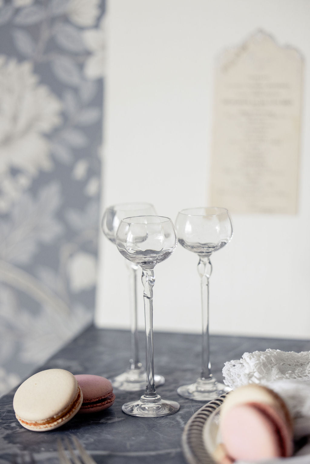 French Vintage Cordial Glasses (Set of 11)