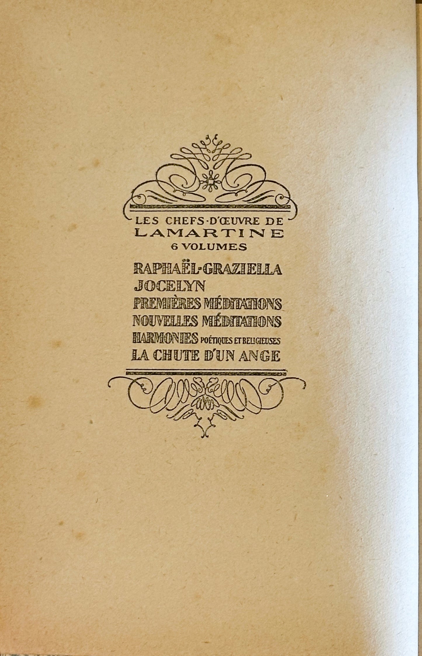 French Antique book