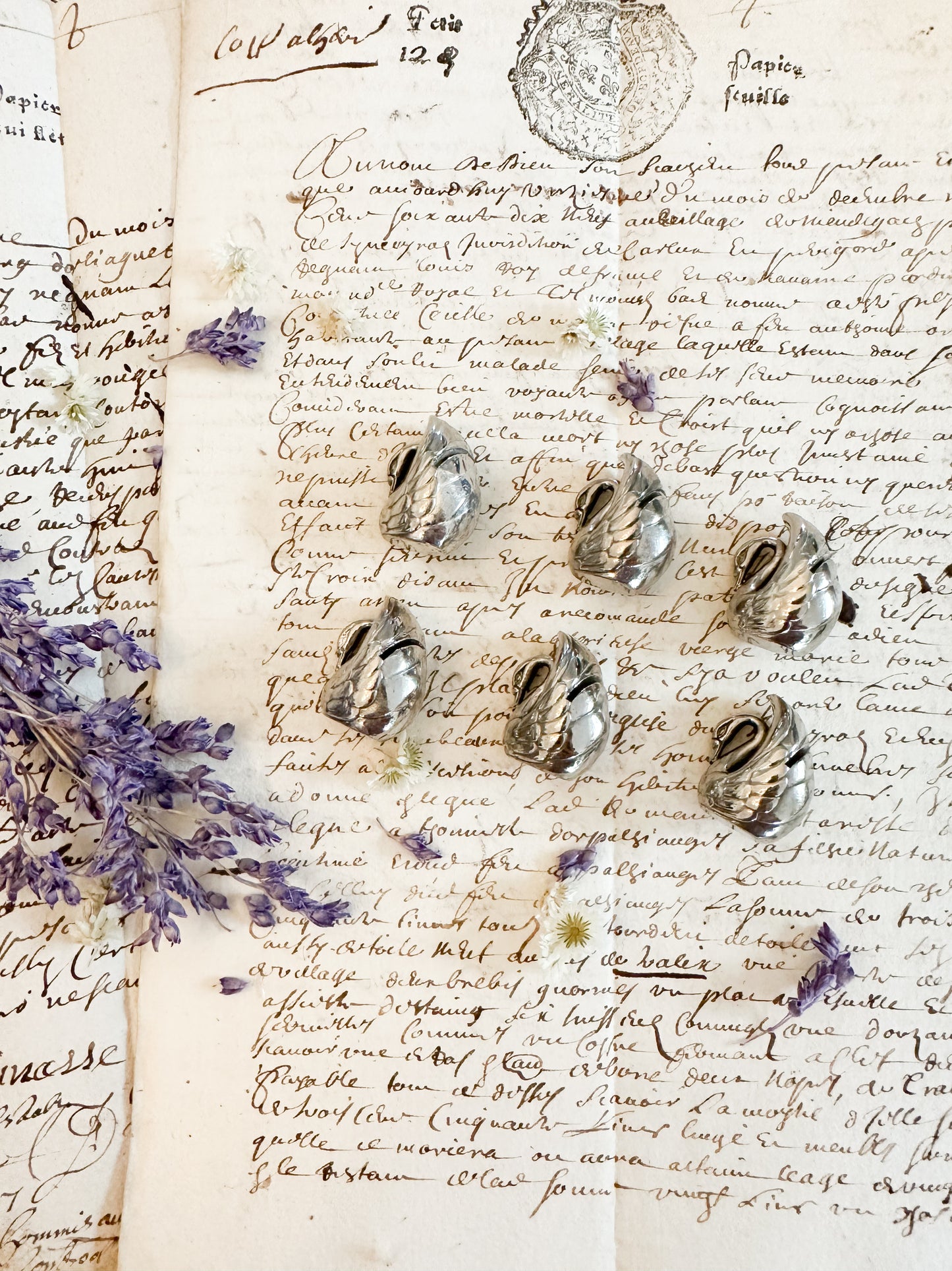 Vintage French place card holders