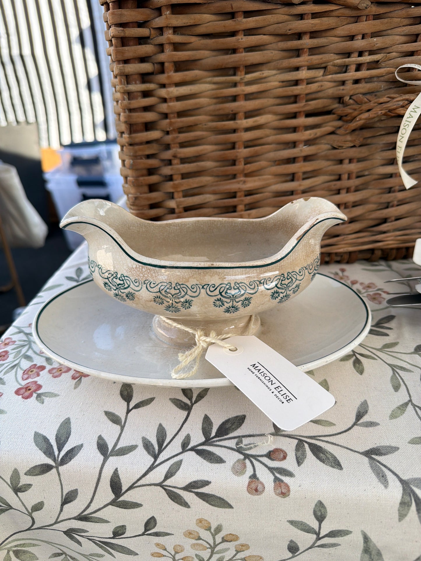 French Sauciere (gravy boat)