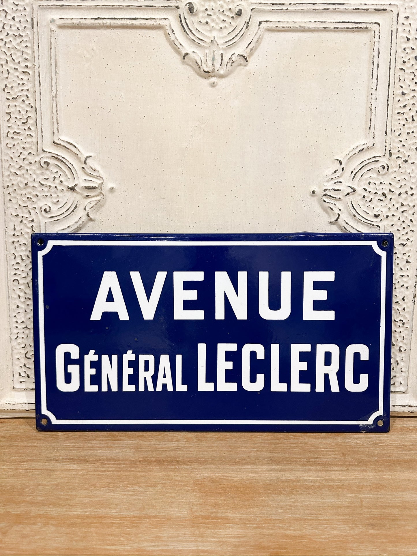 Vintage Paris street sign