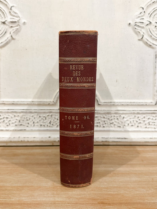 French antique book (Revue Des Deux Mondes)