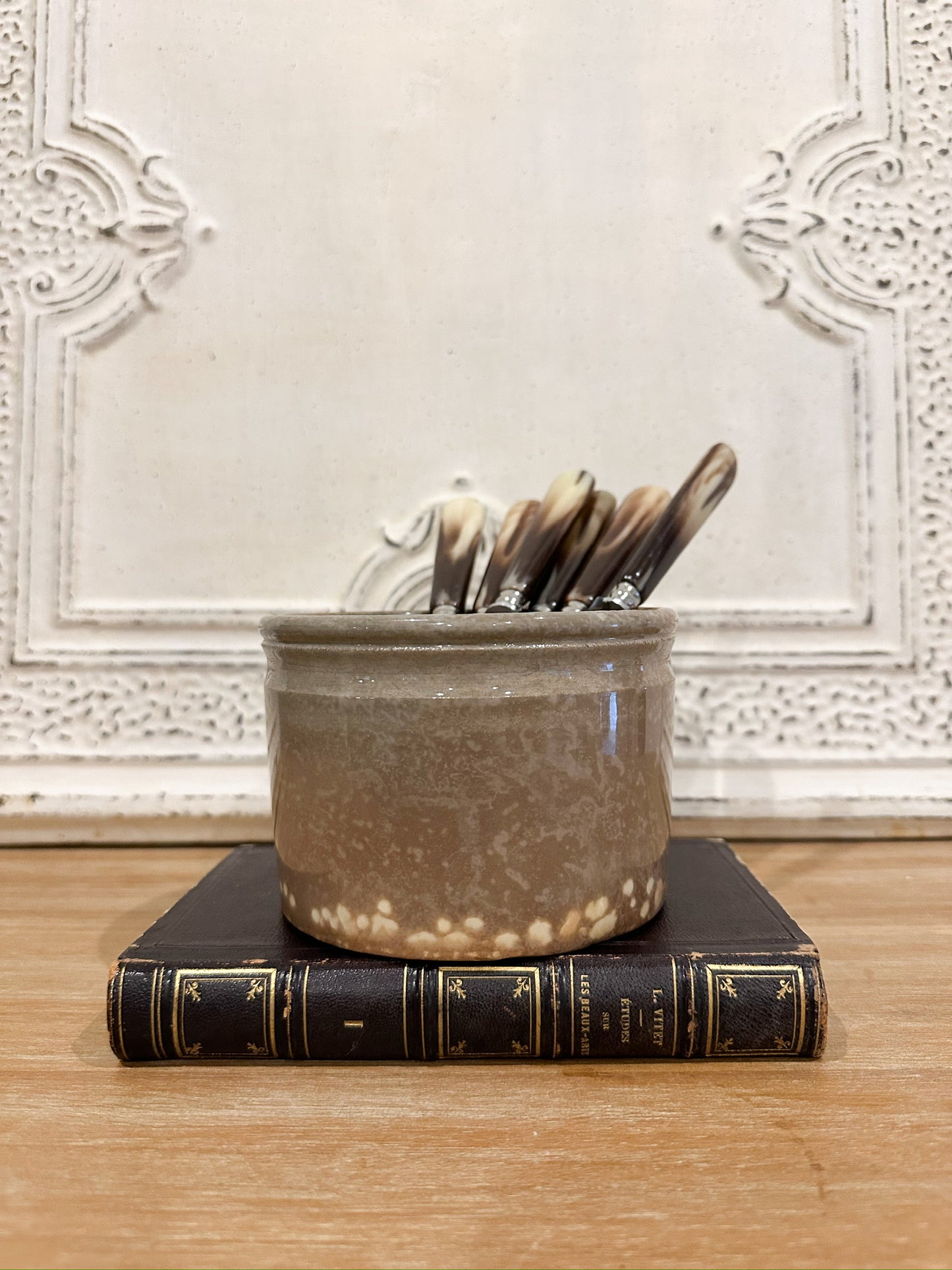 Vintage French Rillette Crock