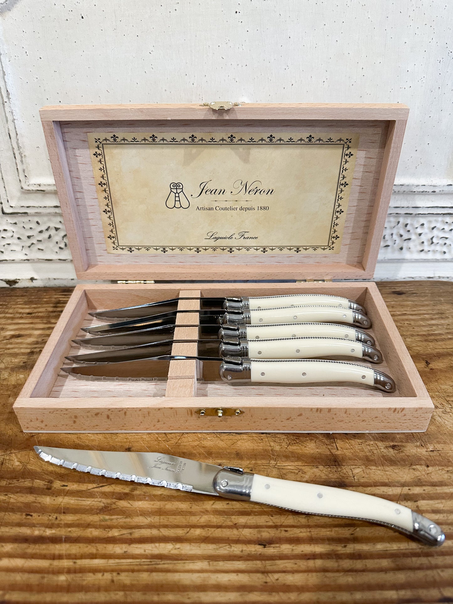 Laguiole Ivory Steak Knives