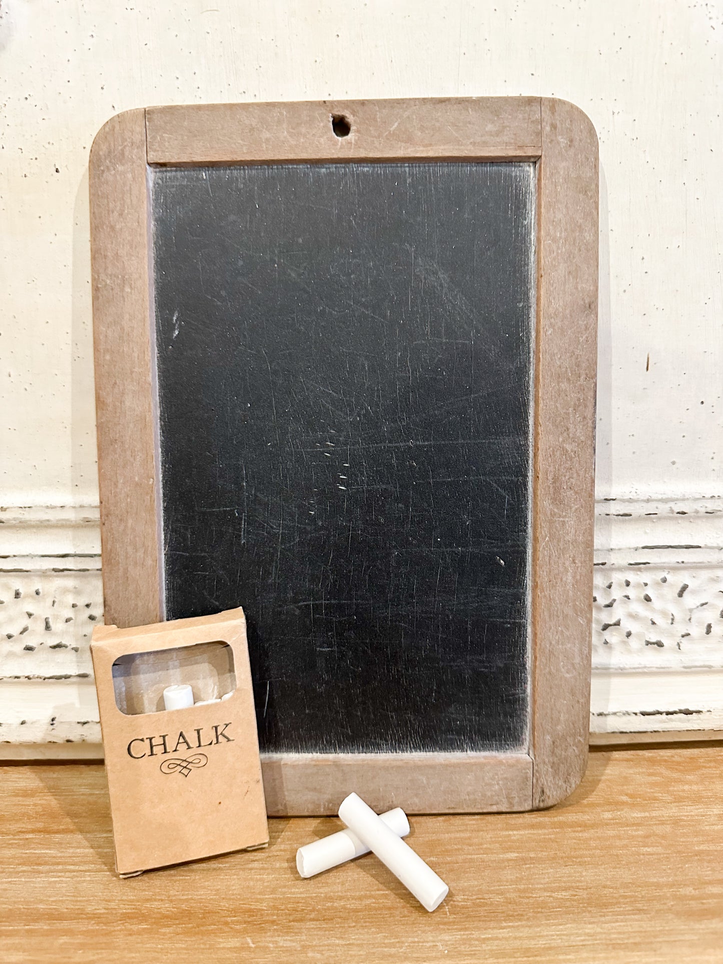 French vintage school chalkboard