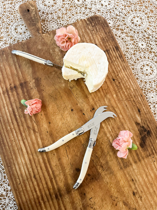 Laguiole mini fork tipped knife